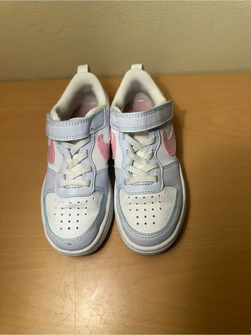Nike Court Borough Low Essential White Rising Pink Shoes Size 11C
